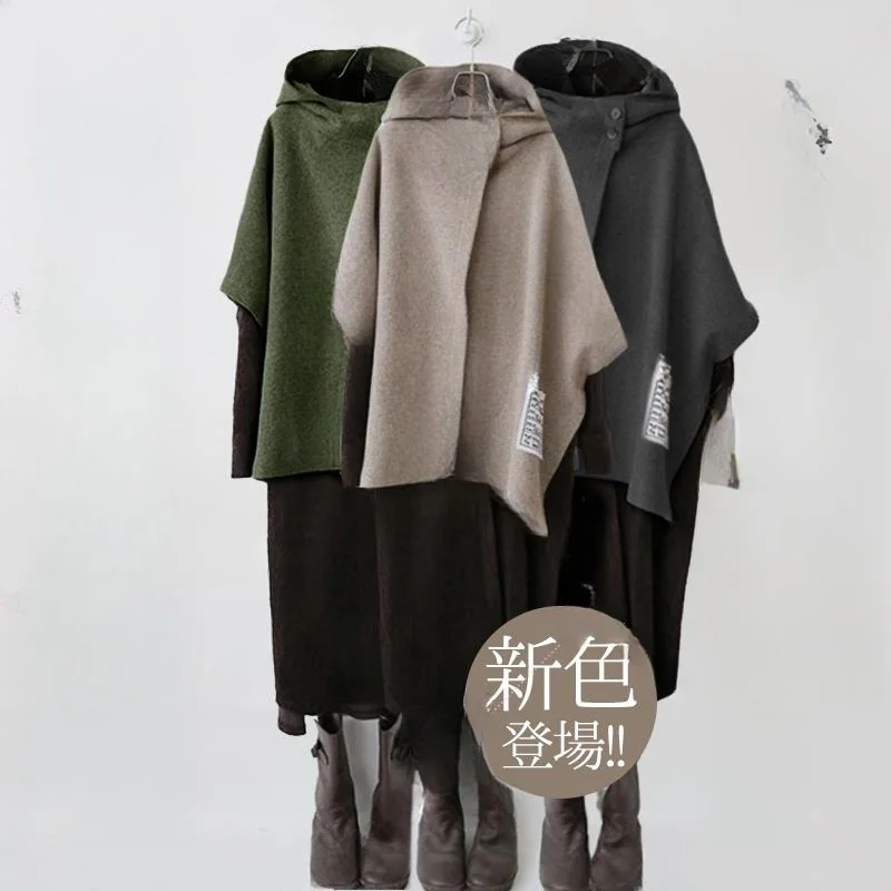 

Свободный женский открытый кардиган с капюшоном Batwing Sve, асимметричный трикотаж, осень-зима, модное повседневное женское пальто