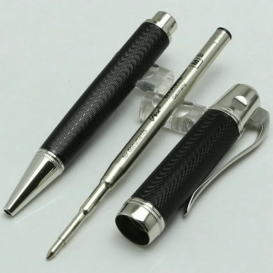 الكاتب المحدود جولسفر المحيط الأزرق نافورة MB أسود أحمر قلم حبر جاف معدني مجموعة خاصة الكتابة أقلام الكرات الدوّارة 14873/18500