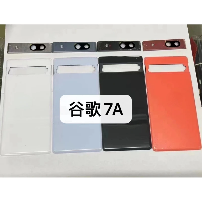 

Top+Bottom Rear Door Battery Back Cover Set For Google Pixel 7A Battery Door Back Cover Housing Replacement