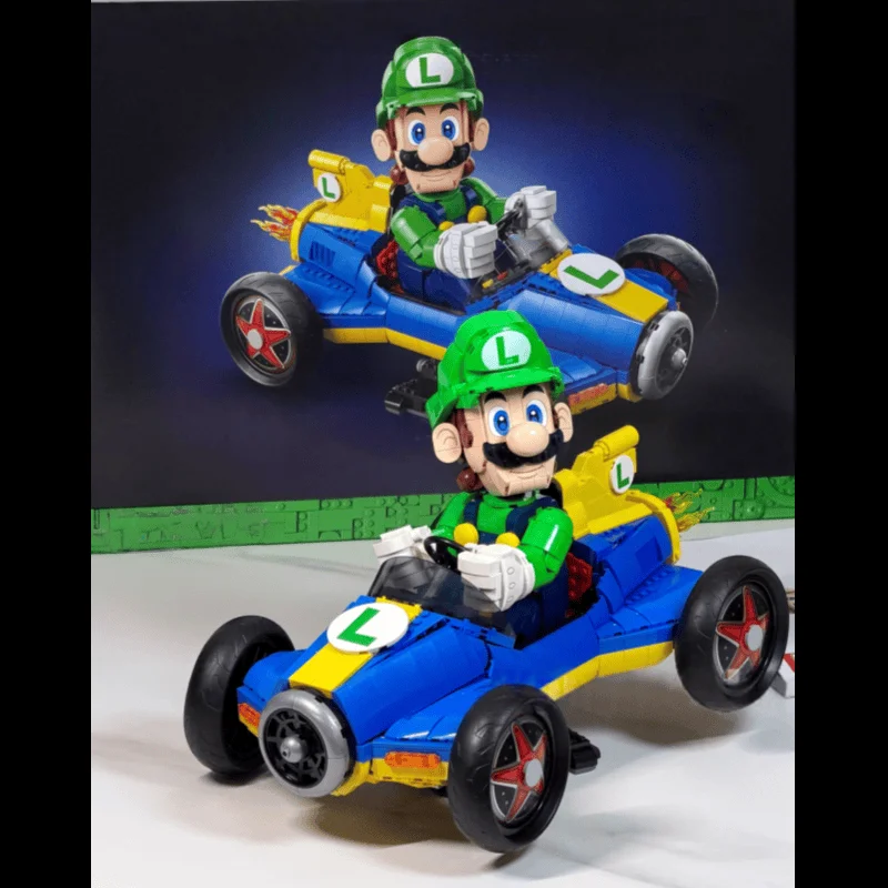 2026 High Sales Film and Television Game Series Building Blocks Luigi Kart 2234 Pcs Suitable for Birthday Gifts To Fans view 2