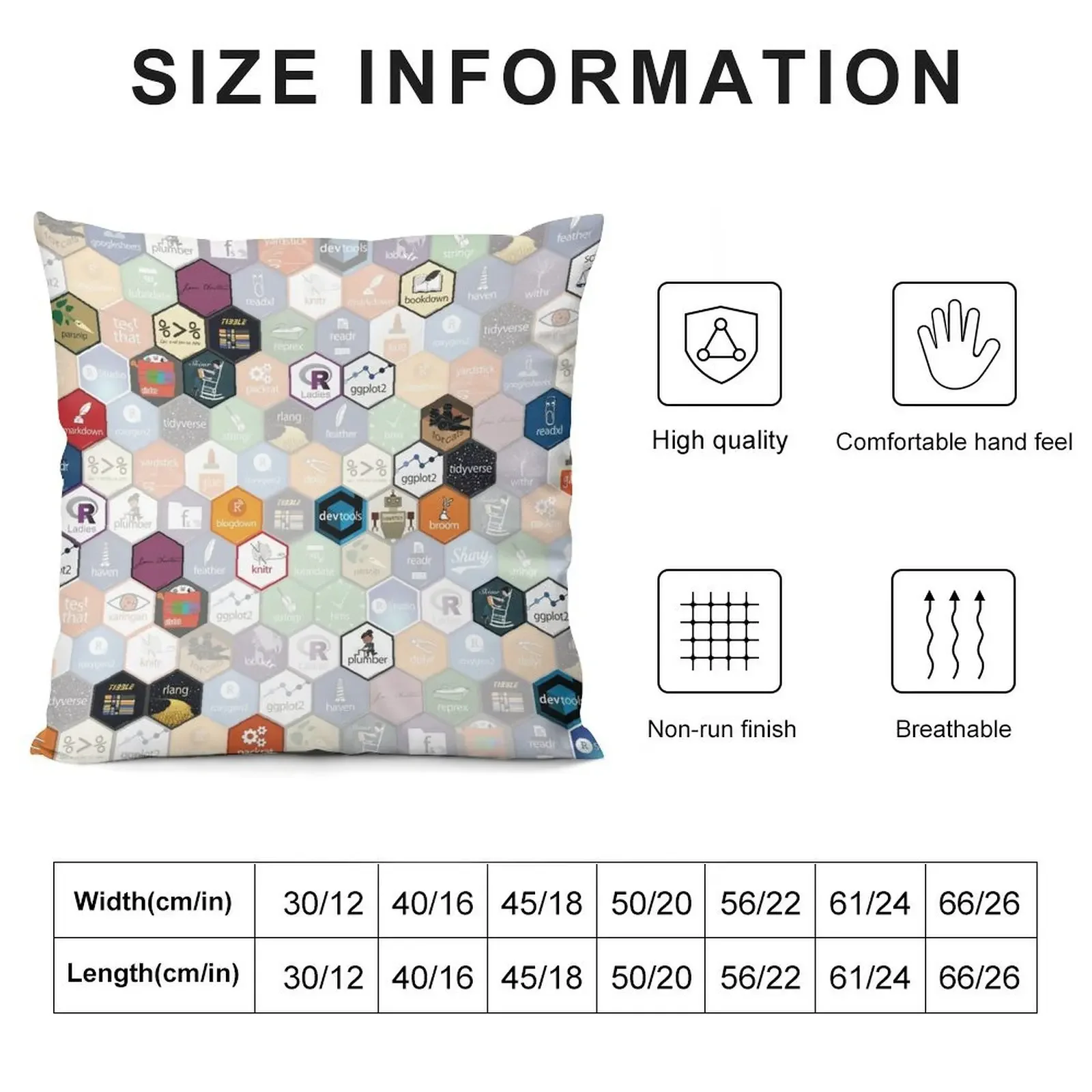 R hex fabric (small hexes) Throw Pillow Cushions For Decorative Sofa Pillows Aesthetic Pillow Cases Decorative pillow