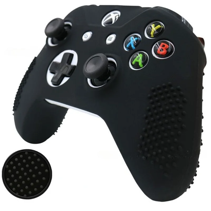غطاء عصا التحكم الواقية لجهاز Xbox one S، غطاء حماية من السيليكون غير قابل للانزلاق لوحدة تحكم Xbox One Slim