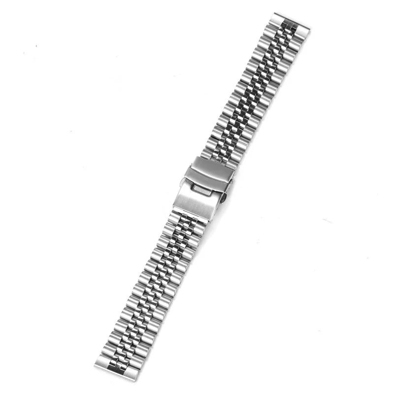 18mm 19mm 20mm 21mm 22mm 23mm 24mm Quick Release Solid Stainless Steel Watch Strap for Jubilee Watch Band Accessories with Tool