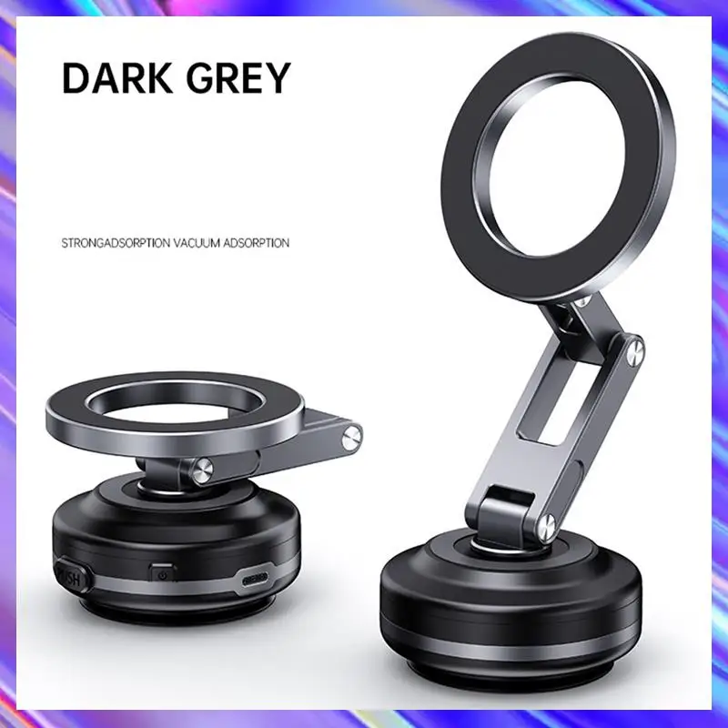 BAAD Upgraded Magnetic Car Phone Holder 360°Rotation & Vacuum Suction Anti-Slip Shockproof Universal Fit For All Phones