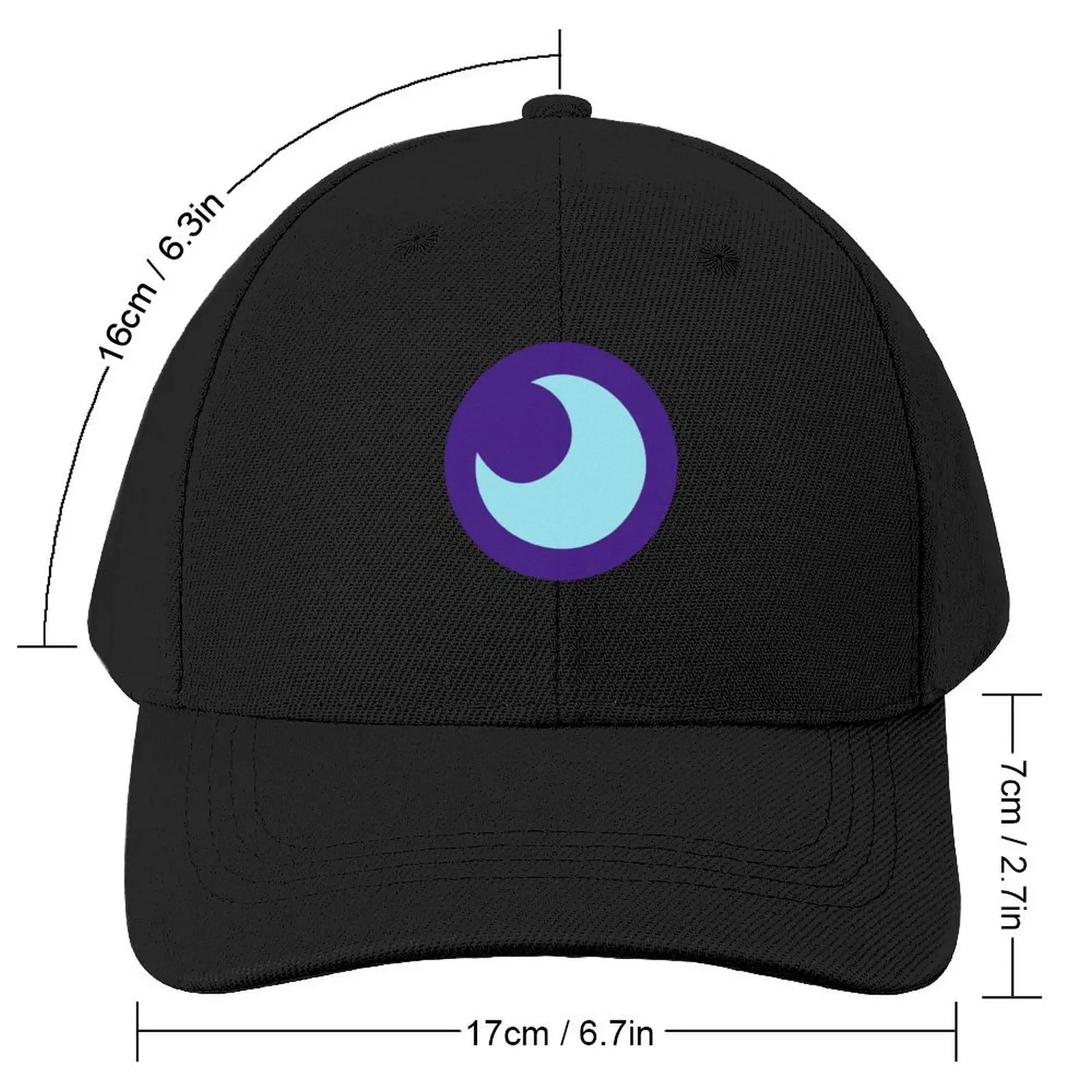 Nightmare Moon Cutie Mark Baseball Cap western Hat summer hat Visor New In Hat Men's Caps Women's