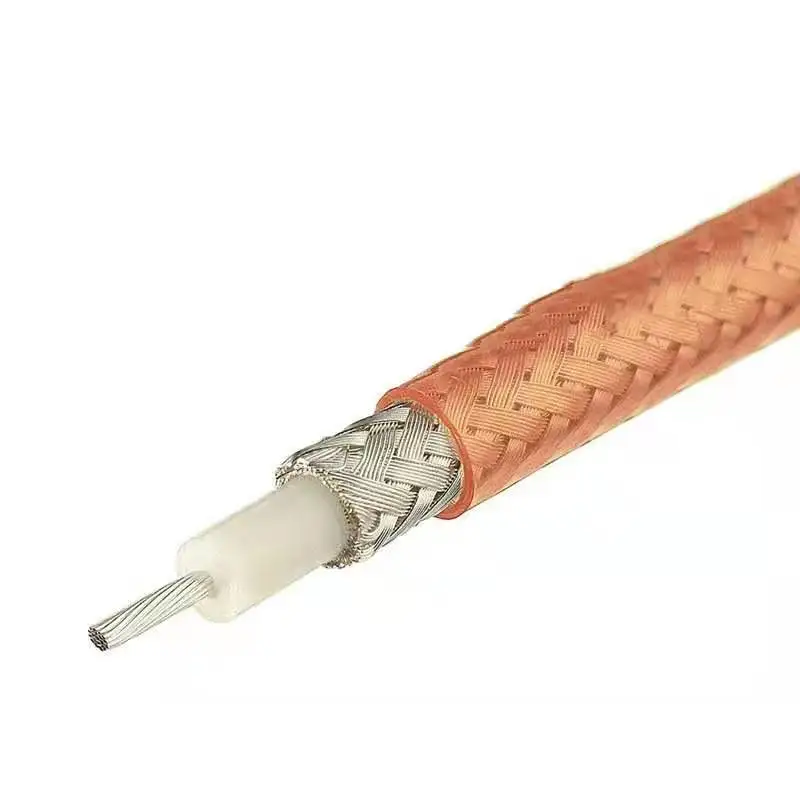 Imagem -04 - Cabo Rg400 Conector de Cabo Blindado Duplo 50 Ohm Alta Qualidade 30m 50 Ohm Rg400 Rg400