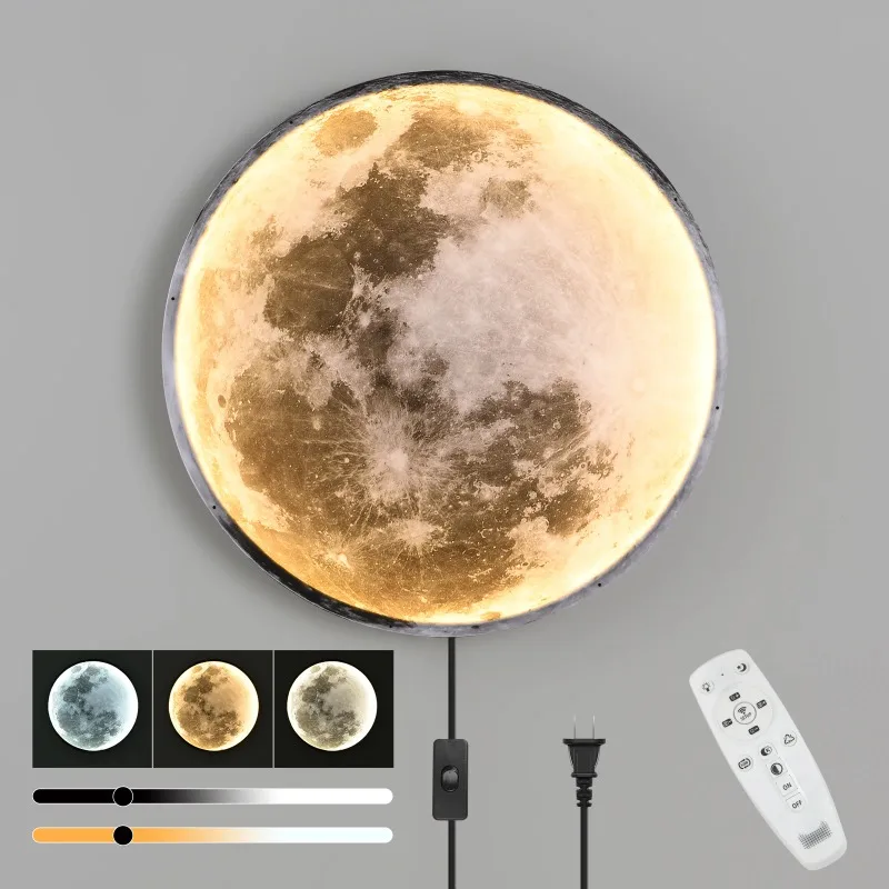 LED Plug in Sconce with Cord Adjustable Wall Lamp Surface Mount Indoor Lighting Bedroom Living Study Restaurant Home Decoration