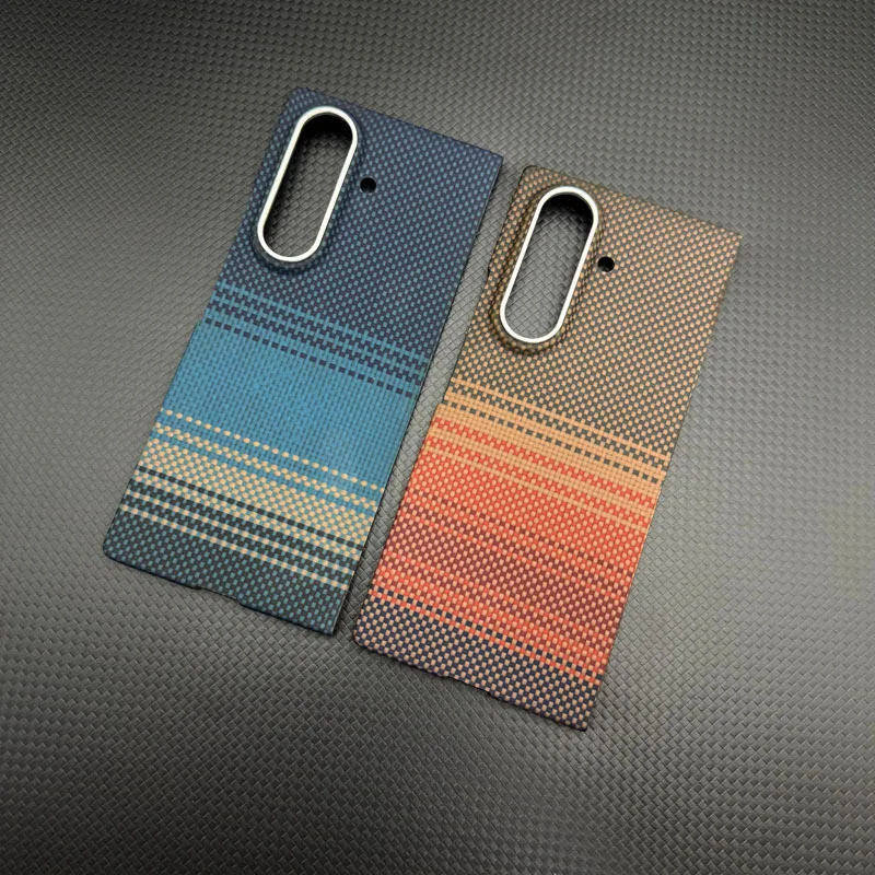 600D Ultra Thin Genuine Carbon Fiber for Magsafe Phone Case for Samsung Galaxy Z Fold 7 6 Wireless Charger Hard Protection Cover