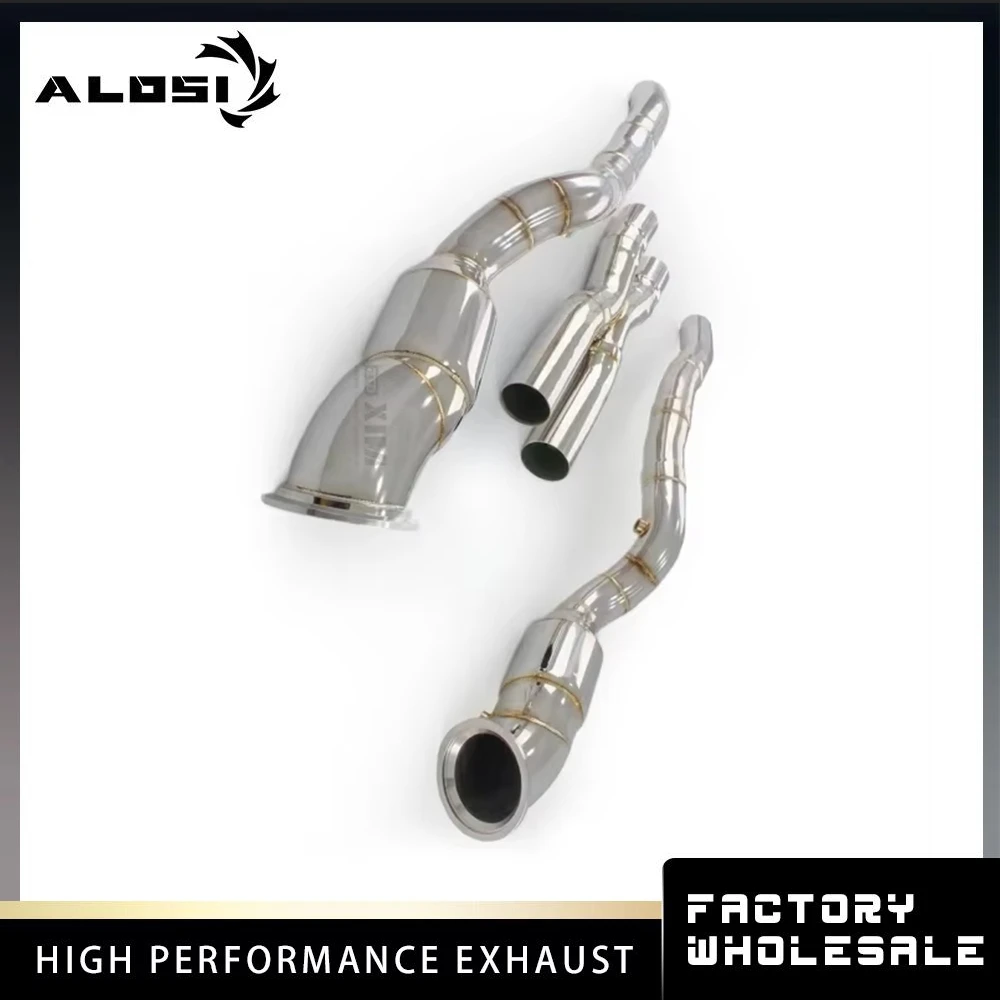 

Exhaust Down Pipe For Ferrari F12 6.2L v12 High Performance Exhaust Modification Perfect Installation