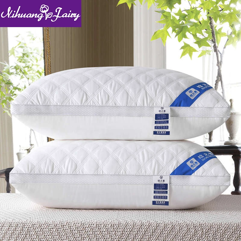 

Household Bedroom Bed Pillow Washable Household 45x72cm 1pc Five-star Hotel Pillow Core Student Single Adult Free Shipping