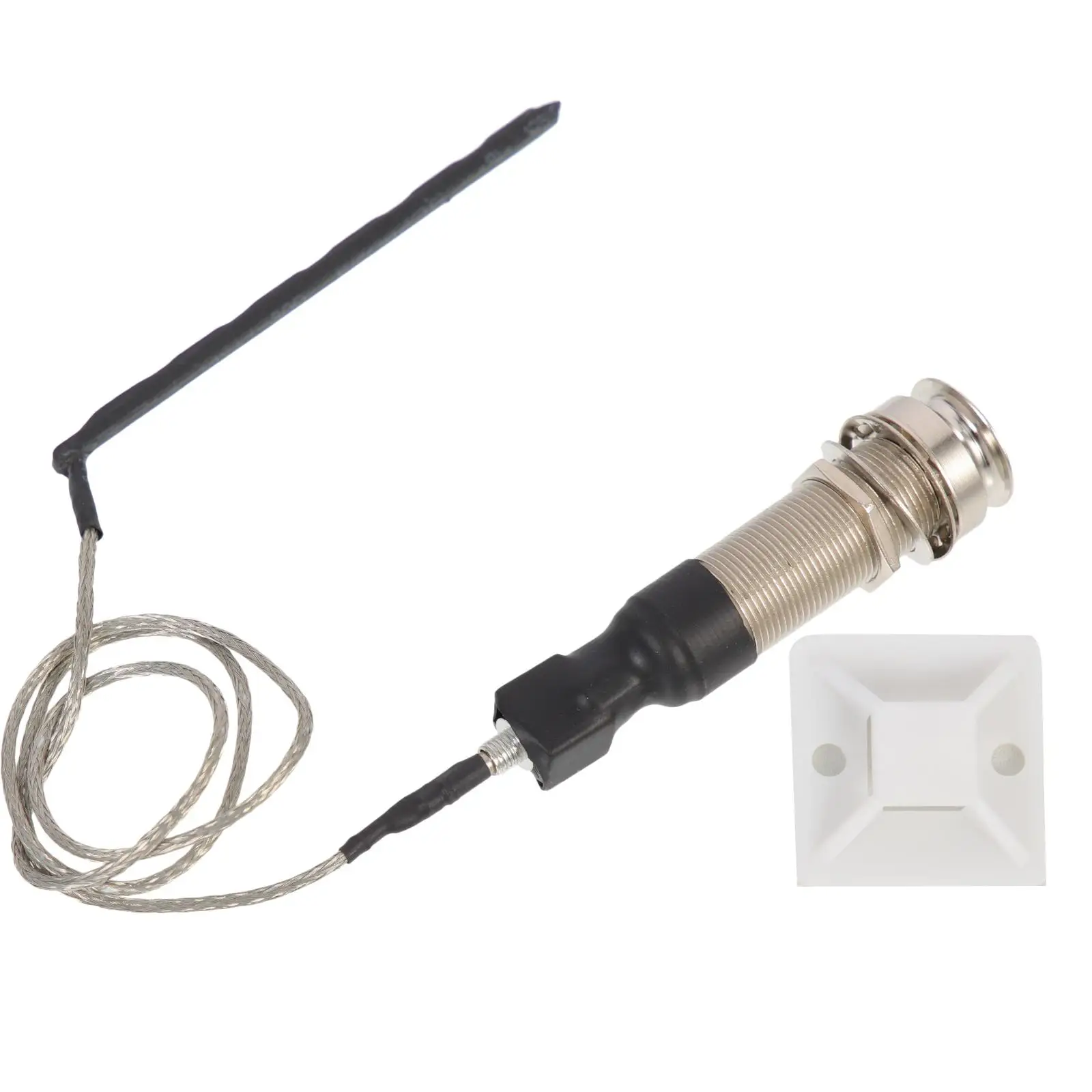 

Acoustic Guitar Pickup Clear Sound Piezo Electric Professional Abs Resin Durable Guitar Accessory Performance Supply