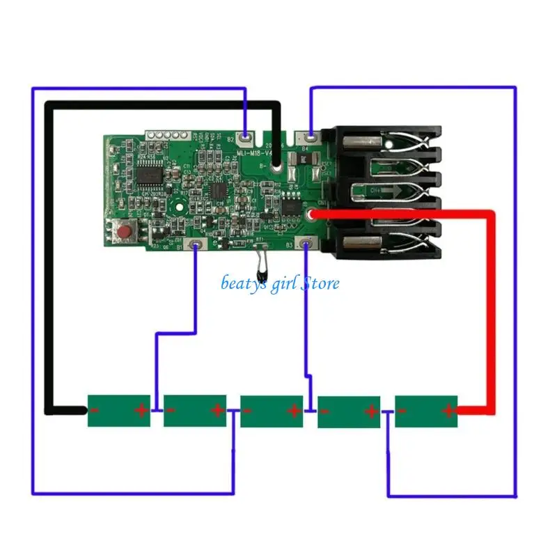 C7AB Advanceds PCB Circuit Board for Enhanceds Lithiums Battery Charging Safety And Heat Dissipation Technology