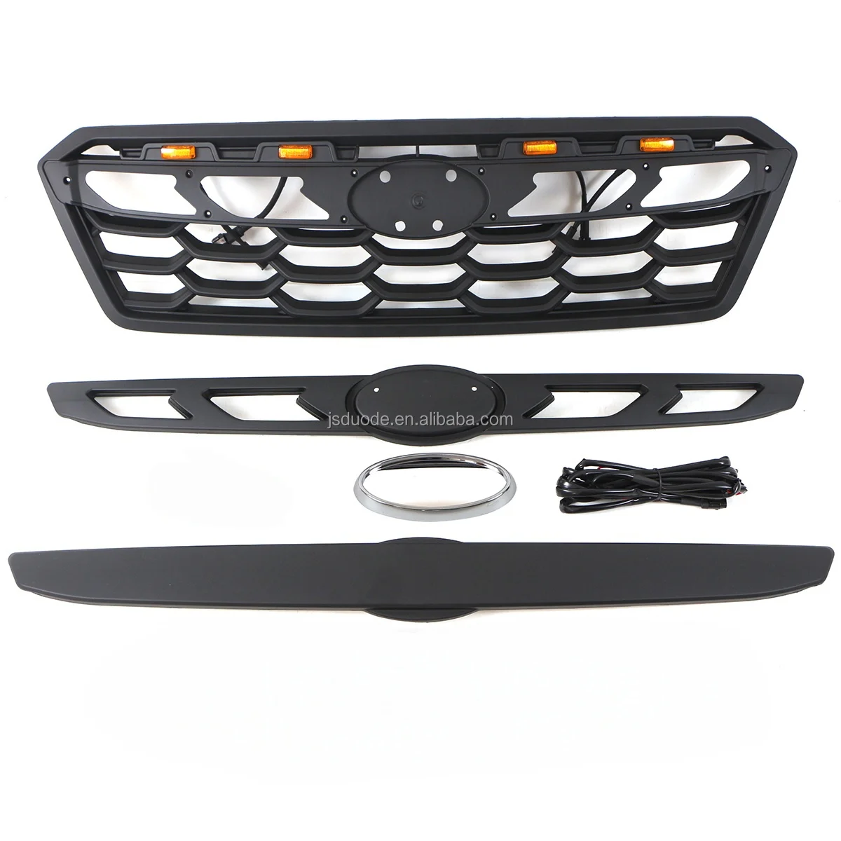 Dream Car Auto Parts Other Exterior Accessories ABS Black Car Front Grille With Led Fit For Subaru XV 2018-2021