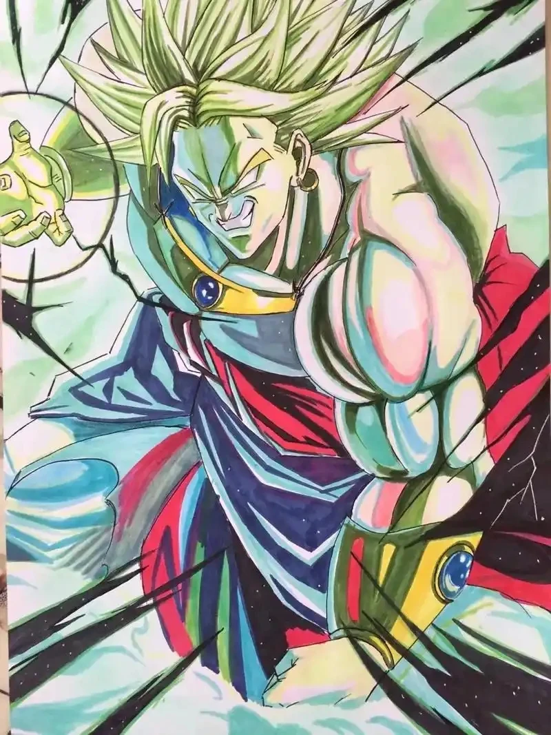 

Demoniacal Fit Dragon Ball Legendary Super Saiyan Exclusive Broly SDDC Figure Shatter The Universe Anime Action Figure Toys Gift