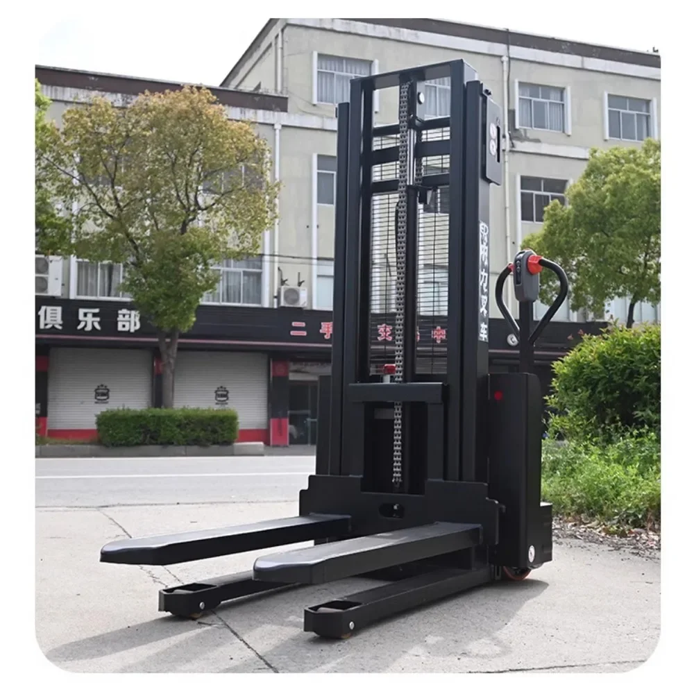 Fully electric walkie stacker hydraulic lift forklift