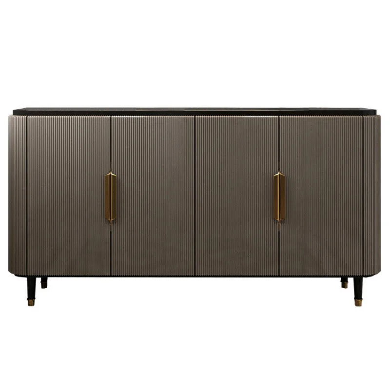 

Entrance cabinet, Hong Kong-style light luxury dining side cabinet, new modern simple dining side cabinet