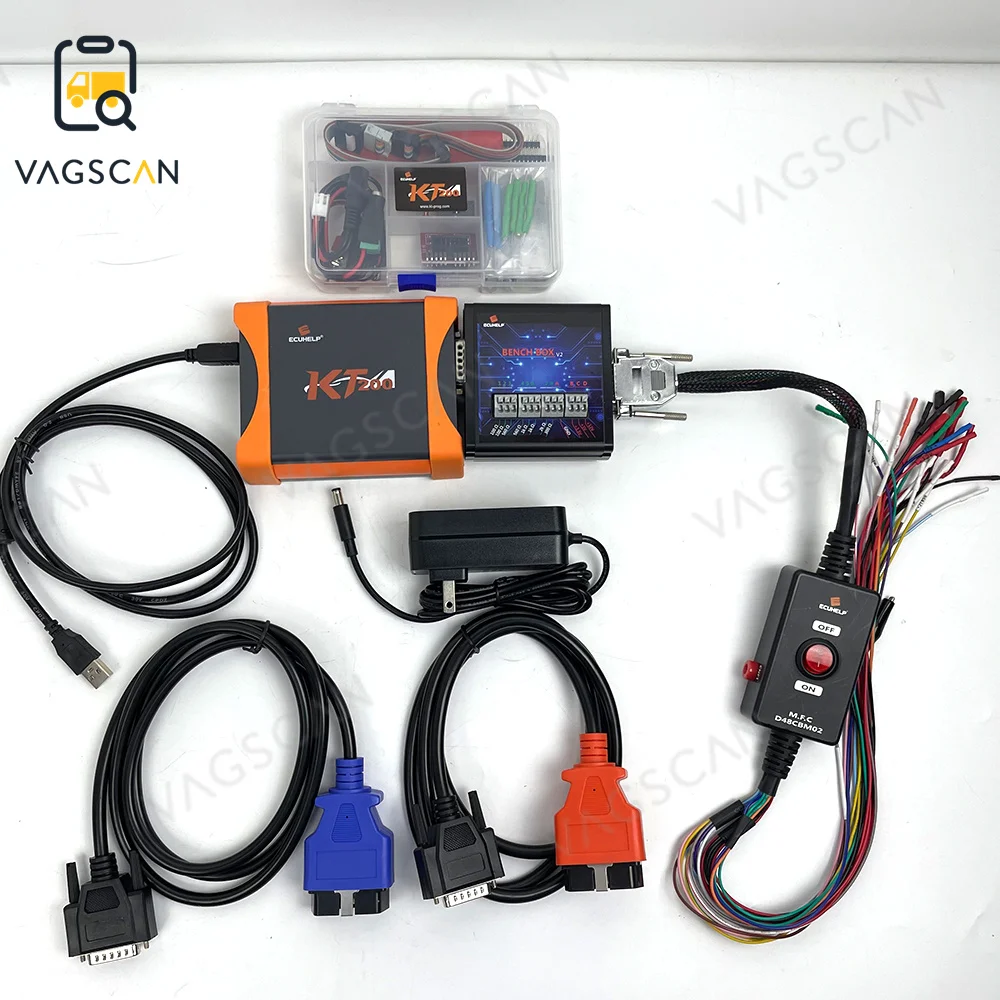 

ECU Programmer for KT200 ECU Maintenance DTC Code Removal/OBD2 OBD/BOOT/BDM/JTAG Read and Write/MultIple Protocols