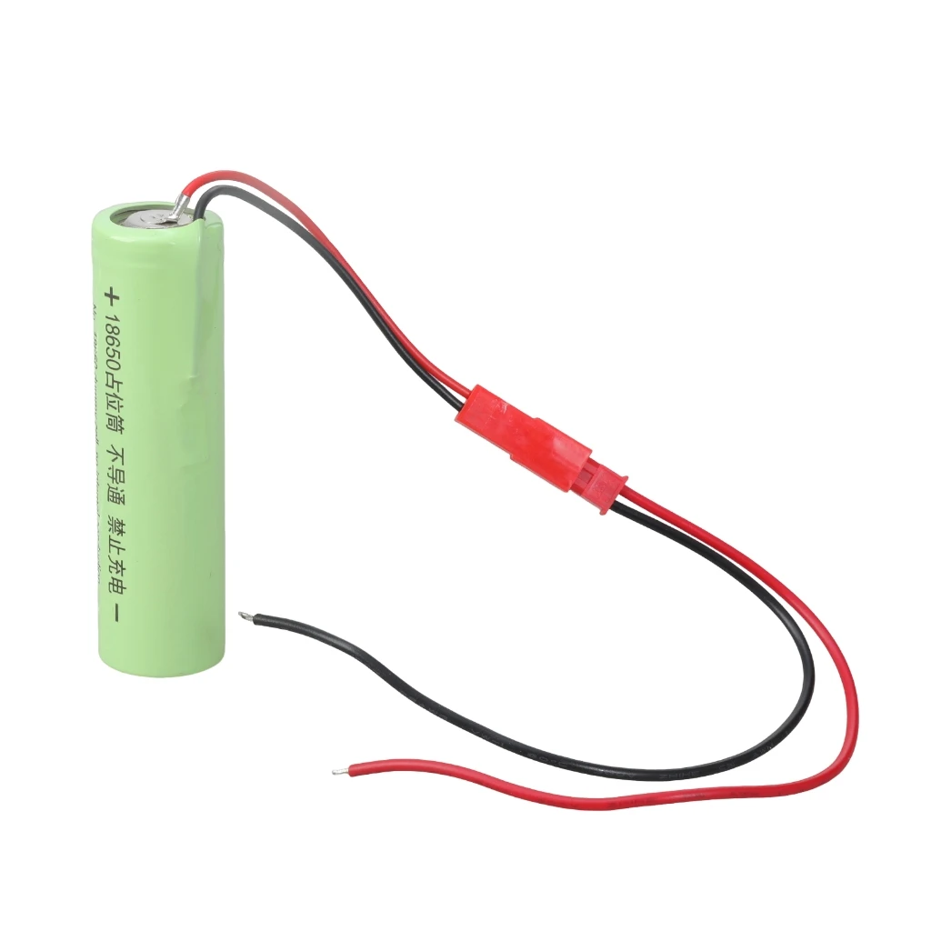 18650 Dummy Battery Conductor Shell Not Internal Conduction Placeholder JST Input Cable for Electronics Power Adapters