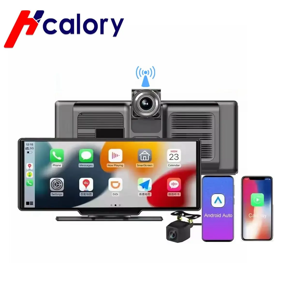 

10.26 Inch Navigation Stereo Android Auto Car Radio Wireless Carplay Dash Cam Player Wireless Smart Screen Recorder For Center