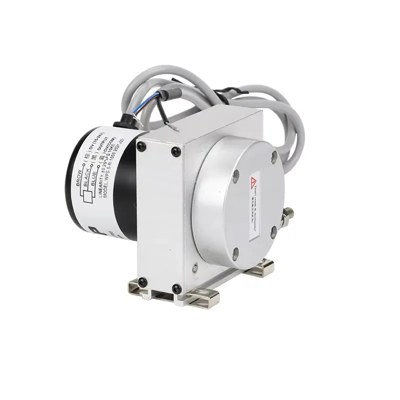 Sensore di lunghezza del cavo da disegno Trasduttore di posizione del cavo del sensore di spostamento della fune metallica con uscita resistiva da 1000 mm in vendita