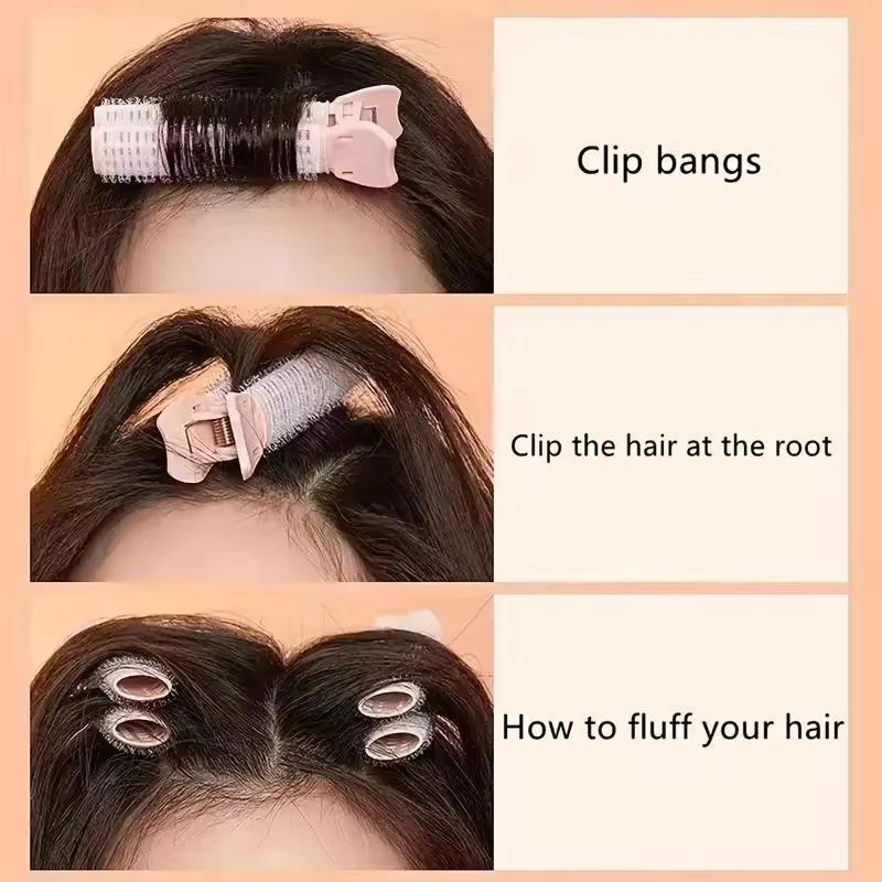 12pcs Hair Root Fluffy Clips Set Heatless Self-grip Culers Lazy Air Volume Roller Sleeping DIY Hair Beauty Styling Tools Salon
