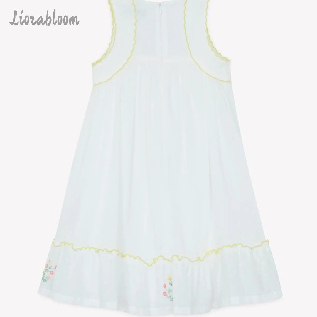 Abito da damigella personalizzato, casual estivo, comodo, con design traforato, per feste di matrimonio