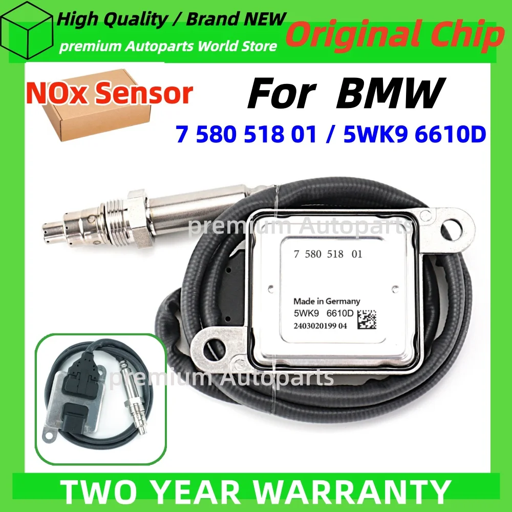 

5WK96610D 758051801 New Nox Sensor 5WK96610J N43 For BMW E81 E82 E87 E88 E90 E91 E92 E93 LCI N43 116i 118i 120i,316i 318i 320i