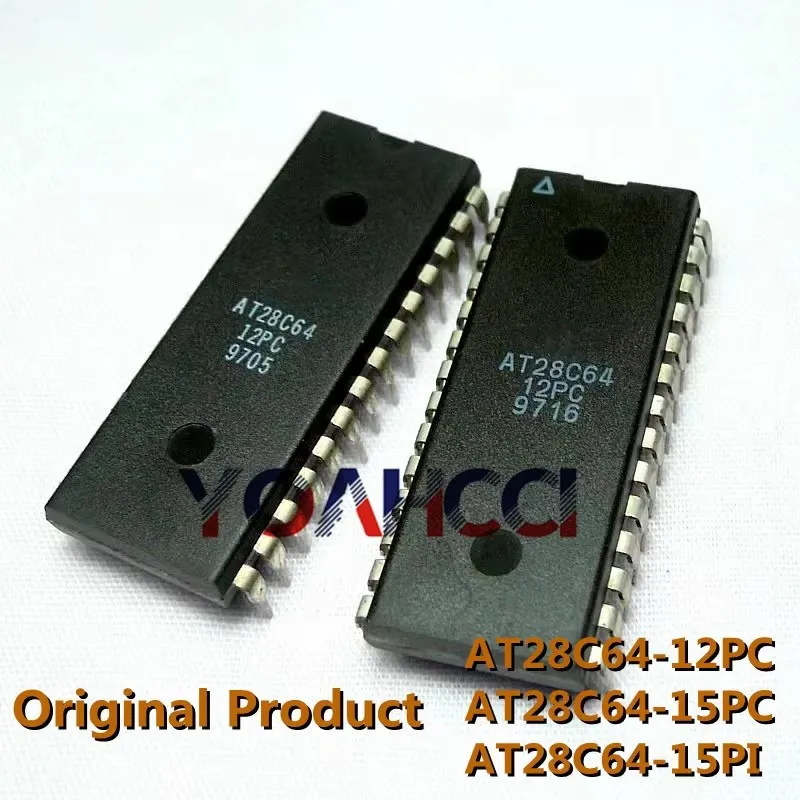 AT28C64-12PC AT28C64-15PC AT28C64-15PI (5-20 pezzi) Spedizione gratuita DIP Chip IC EEPROM originale, disponibile