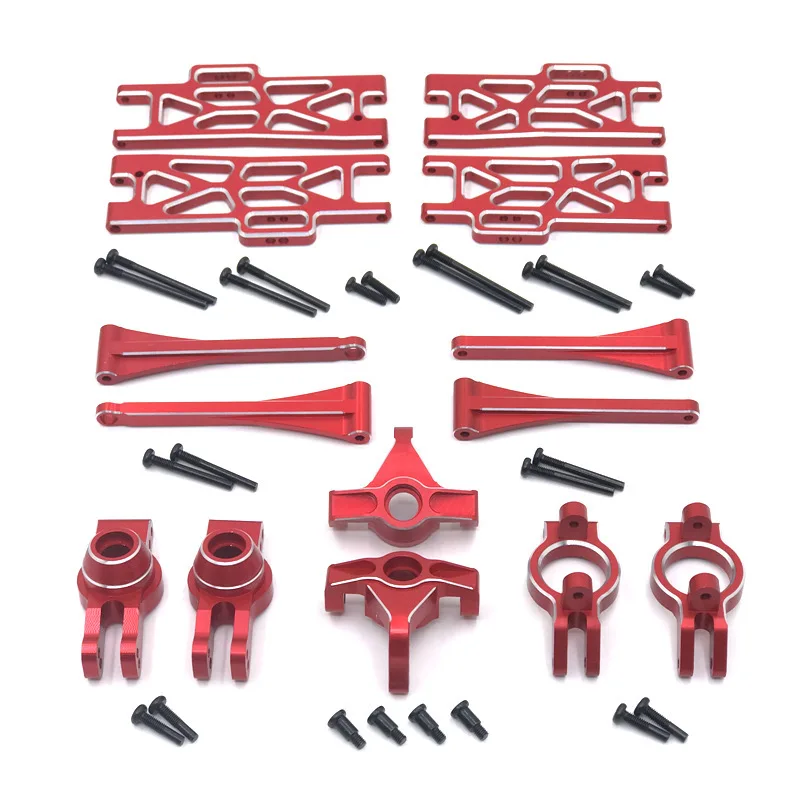 

WLtoys Aluminum Alloy Metal Upgrade Parts Kit For 104009 12402-A 12404 12409 RC Off Road Race Car Suspension Steering Components