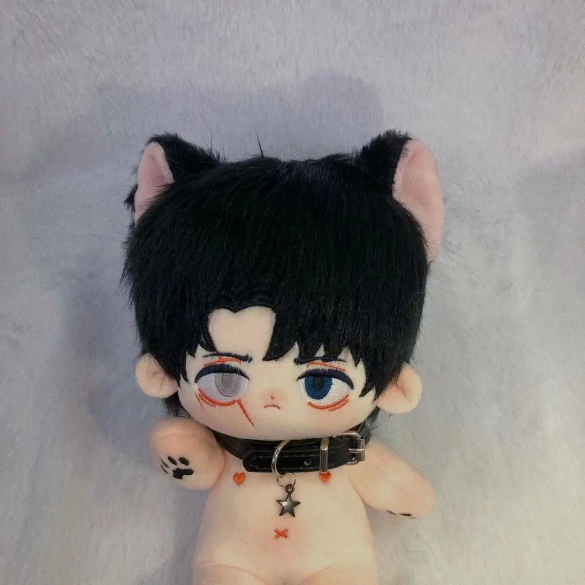 Levi-muñeco de peluche de algodón de 20cm, lindo Anime Attack on Titan, marioneta de vestir de dibujos animados, juguetes de peluche para fanáticos, regalos de bricolaje coleccionables