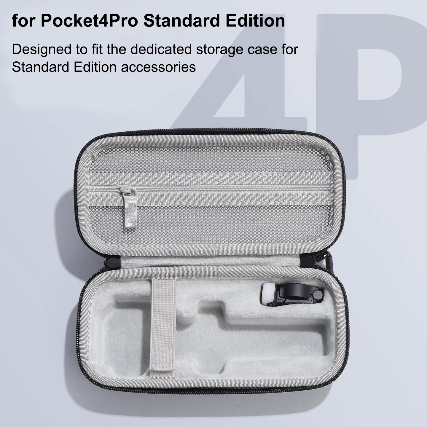 

Carry Case for DJI Osmo Pocket 4Pro Standard Shockproof EVA Hard Shell Adjustable Strap Crossbody Sling Pouch Bag