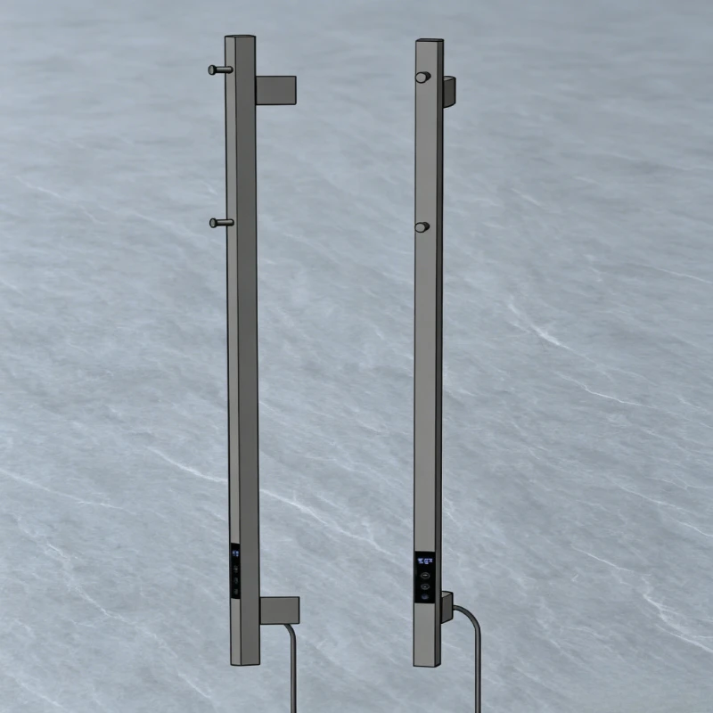 PVD Electroplating Heated Towel Rail Constant Temperature Towel Warmers Multiuse Thermal Bathroom Hardware Rust Proof Household