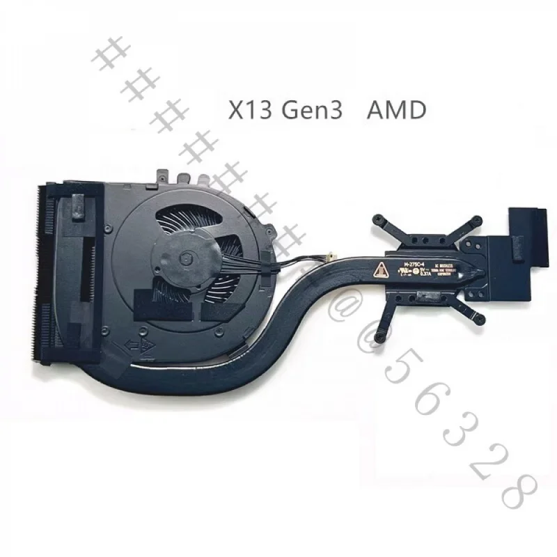 SCZ+New UMA CPU Cooling Heatsink Fan Assembly FRU 5H41B77288 For ThinkPad X13 Gen3 21CM 21BU Laptop Thermal Replacement Cooler