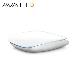 AVATTO-Tuya Zigbee Gateway Hub,ZigBee3.0, Bluetooth, Multi Mode, Smart Wireless Wired Gateway Bridge, Trabalho para o Google Home, Alexa