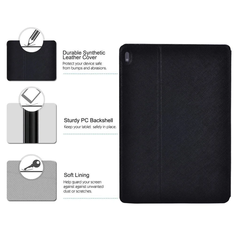 Tablet Stand Case voor Lenovo Tab M10 X605F X505F/Tab E10 TB-X104F/Tab M10 PLUS X606F/M10 HD X306F X306X/Tab M7/M8 Lederen Cover