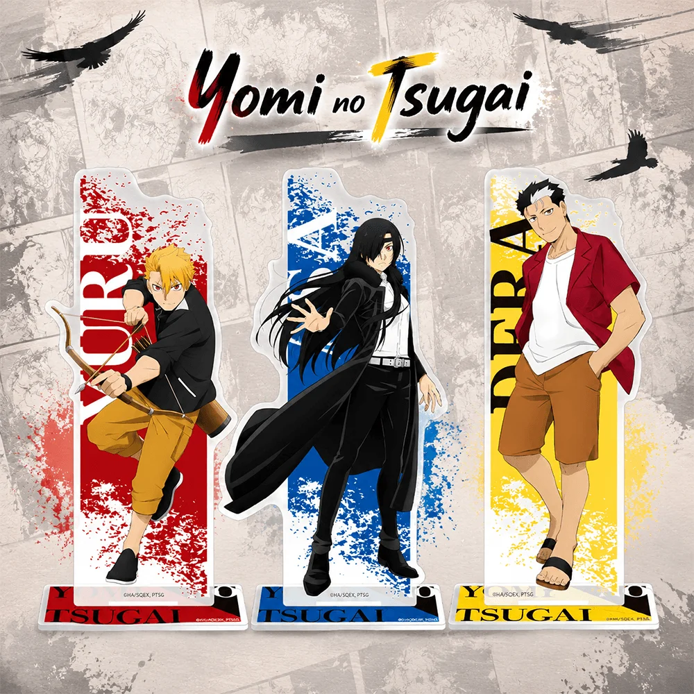 Yomi no Tsugai Yuru 15cm Acrylic Stand Keychain Archery Ver Tabletop Ornament Desk Room Decor Anime Figure Collection Gift Fans