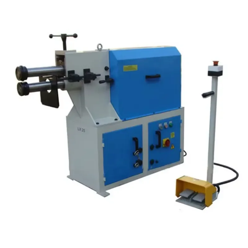 Auto Sheet Metal Round Air Duct Pipe Tube Ventilation Equipment Rotary Roll Bead Bending Roller Machine