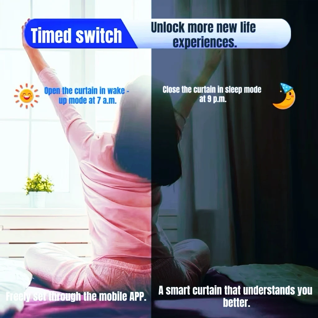 Tirai pintar Tuya (4,1m hingga 5m),