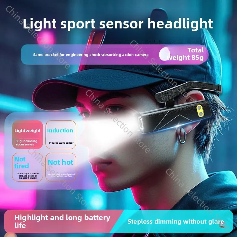 

Ушные фары, зарядка сильного света, супер яркие уличные фонари для альпинизма для ночной рыбалки