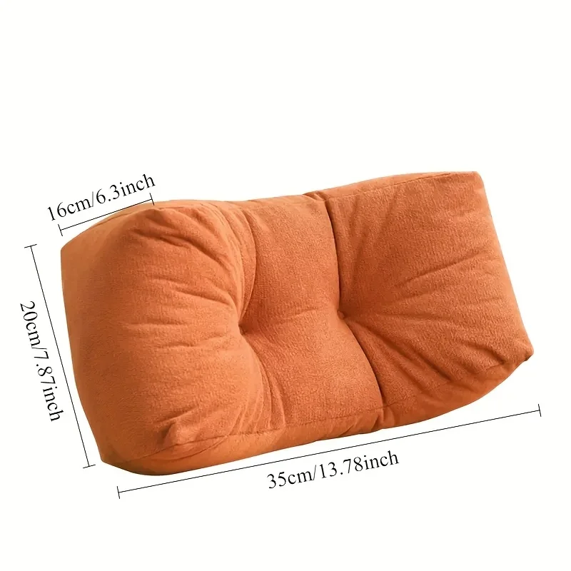 قطعة واحدة من وسادة دعم قطني مريحة - ألياف دقيقة ناعمة، راحة لجميع المواسم، مثالية لقيلولة المكتب والاستخدام المنزلي، خيارات ملونة