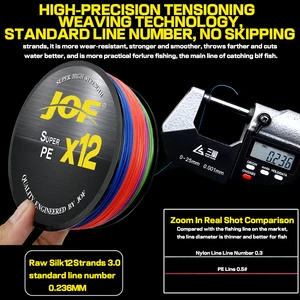 JOF-X12 geflochten 9 Hauptverkäufe Multifilament Line 12 Wire JOF - №6