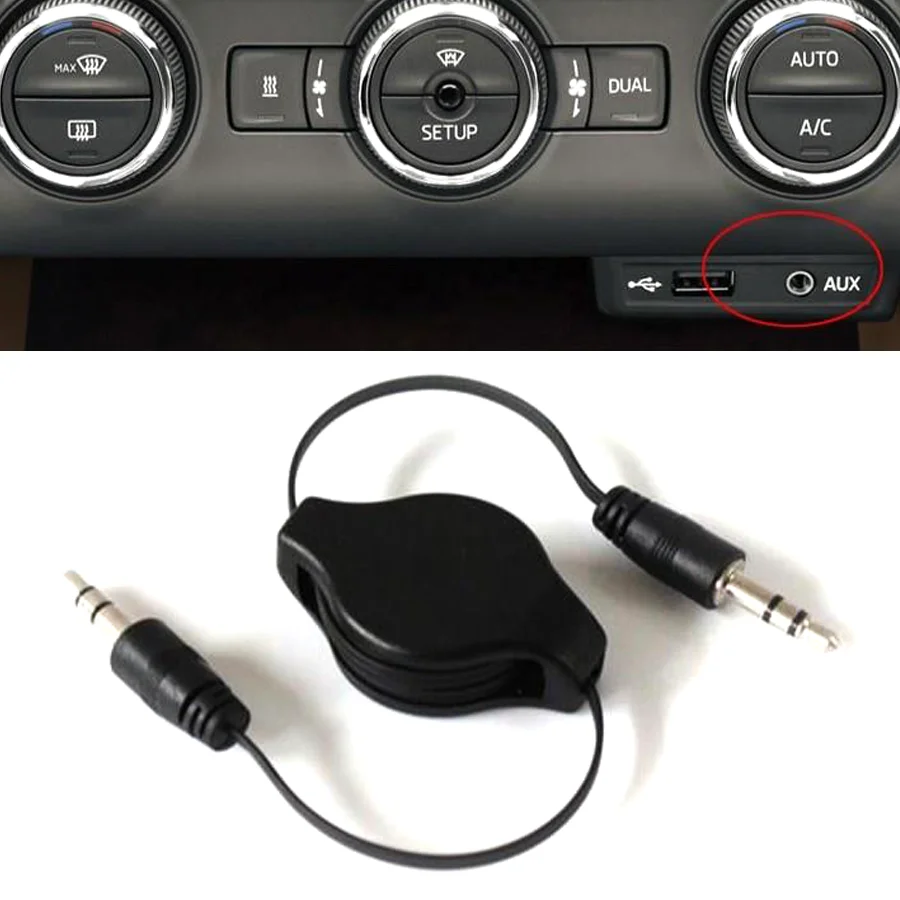 Wooeight 1Pc Aux Stereo 3.5MM 1M Car Male Cable to Aux Auxiliary Cord Sound Stereo Audio Data MP3 PC Phone Car Accessories