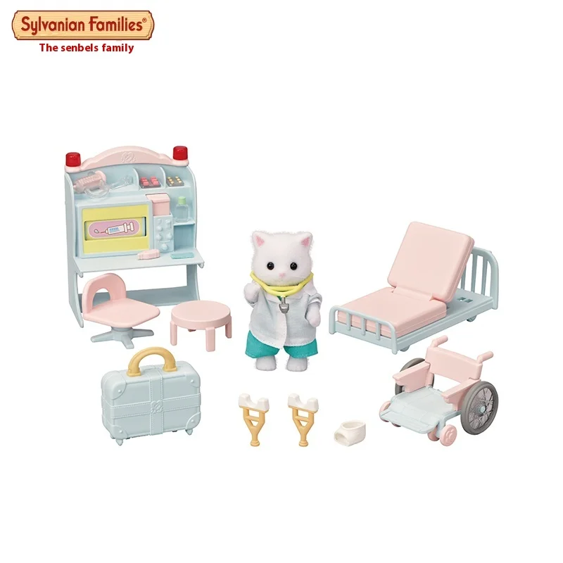 Authentic Sylvanian Families Anime Character Simulation Playhouse Toy Room Decoration Toy Christmas Gift