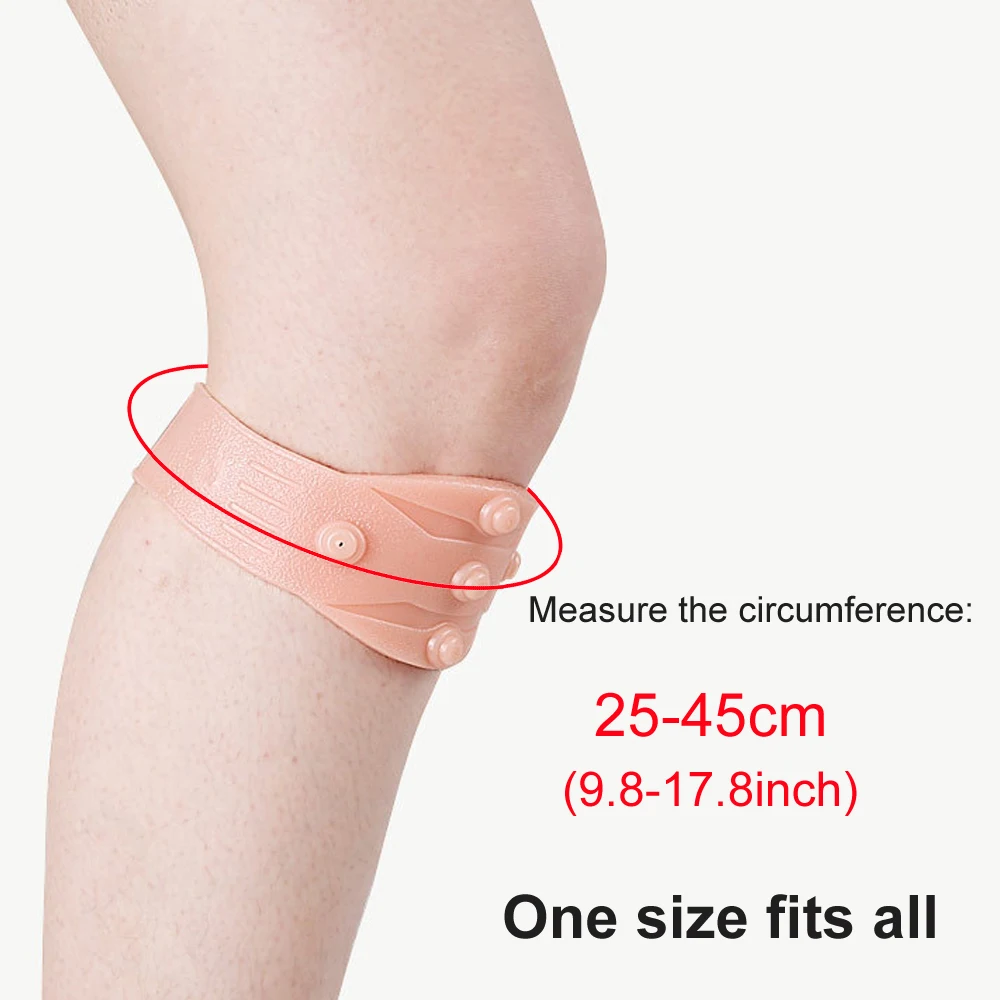 1Pcs Magnet Therapy Knee Strap, Knee Pain Relief Support Brace Hiking,Basketball,Running,Jumpers Knee,Tennis,Tendonitis,Squats
