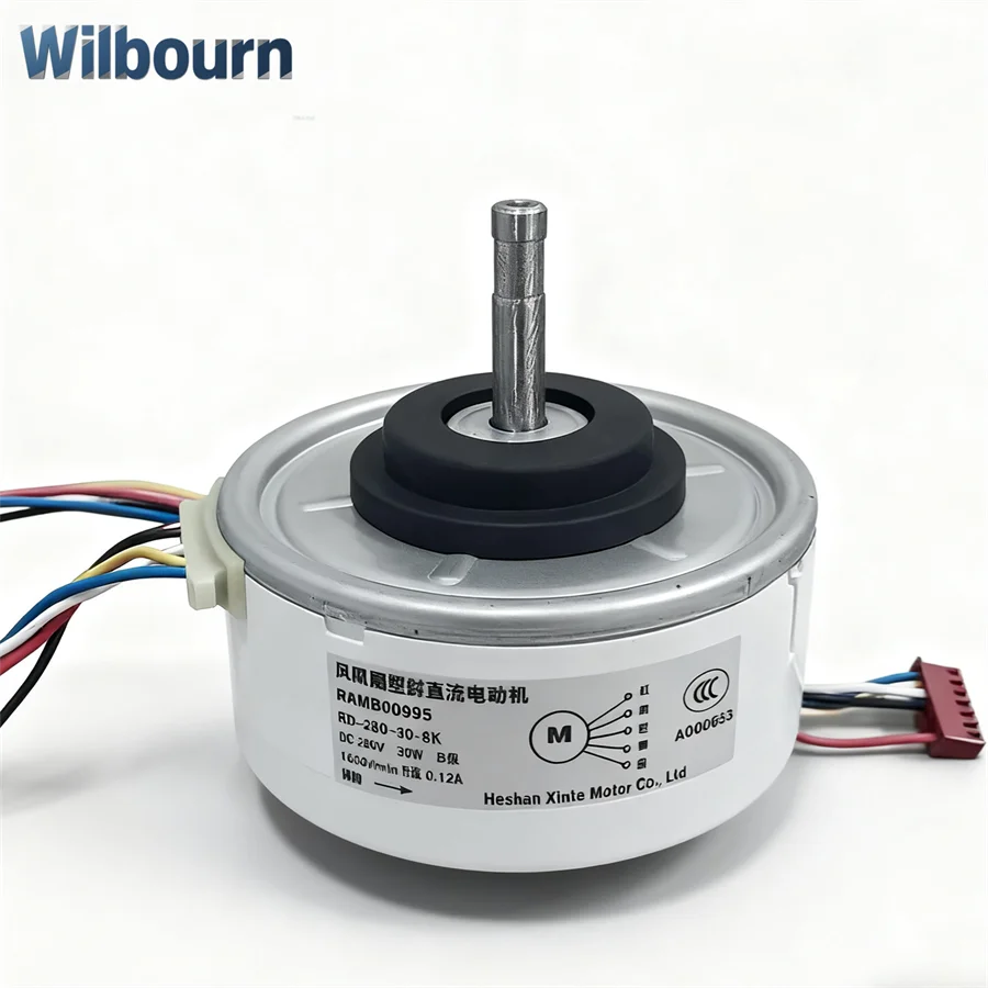 

New DC motor RD-280-30-8K-1 RD-280-30-8K RRMB14129 RRMB00995 for Hitachi air conditioner parts