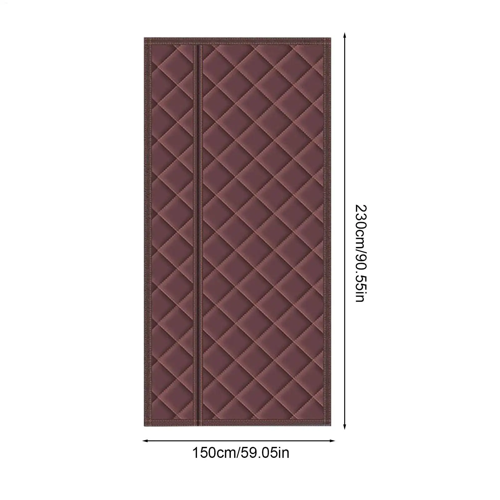 Cubierta de puerta térmica para invierno, pantalla de cierre magnético, cubierta aislante a prueba de viento para dormitorio, entrada, garaje, Patio, sótano