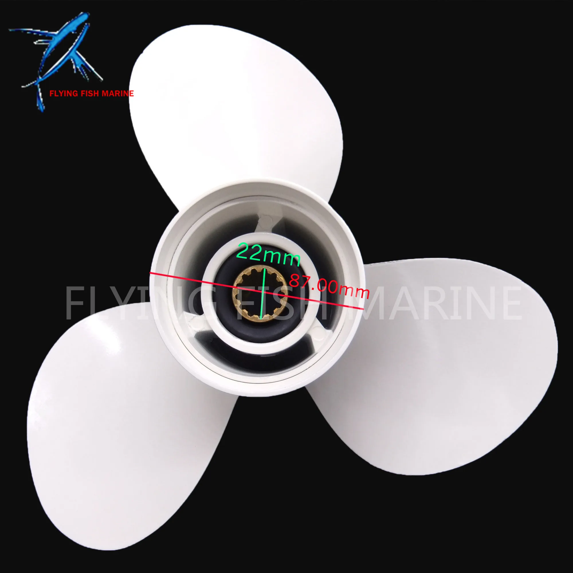 Outboard Motors 11 5/8 x 11 G Aluminum Propeller for Yamaha 25HP 30HP 40HP 45HP 50HP 55 HP 60HP / Hodan 40HP 50HP