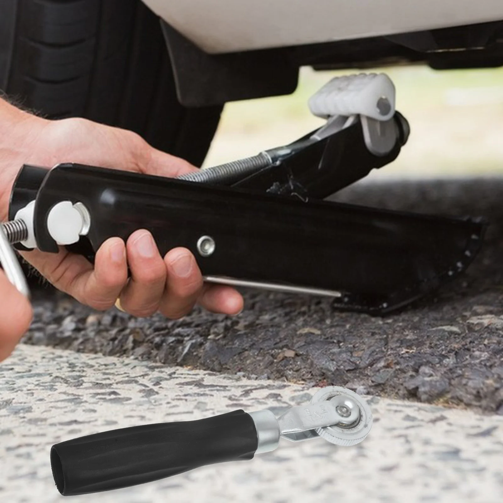 

2 Pcs Roller Tool Patch Kit Heavy Duty Car Tire Roller Car Tire Repair Tools Black Brown Each Sturdy Abrasion Resistance