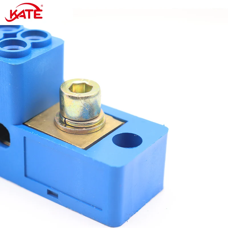 FJ6/SDGW Terminal Block One In Many Out 4/6/9/12/15 Way High Current Junction Box Single Sided Wire Connector Distribution Box