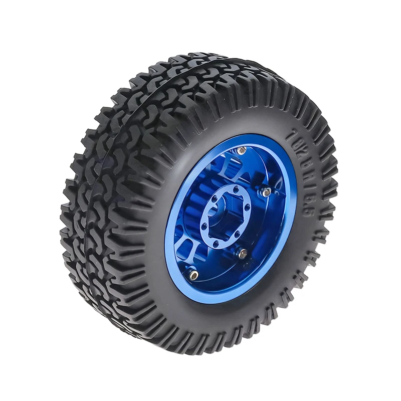 محور عجلات معدني 1.55 بوصة مع مجموعة إطارات مطاطية لأجزاء ترقية 1/10 1/12 العربة المتسلقة للصخور المحورية SCX10 RGT D90 LC70 #5